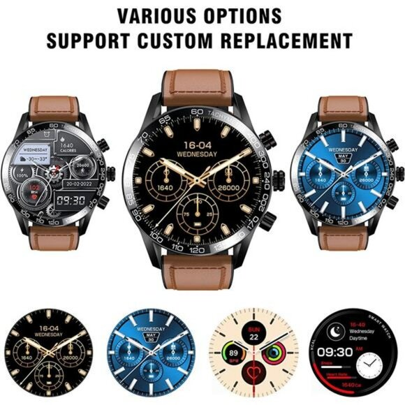 Smart Watches for Men, Fitness Tracker with GPS and Pedometer - Picture 3 of 9